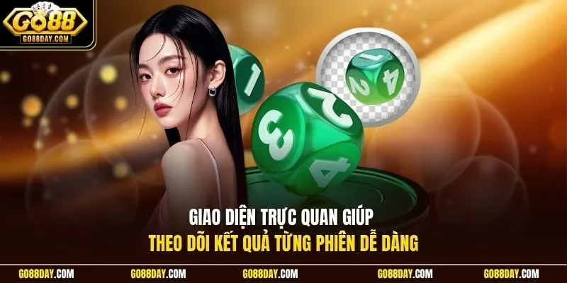 Giao diện trực quan giúp theo dõi kết quả từng phiên dễ dàng