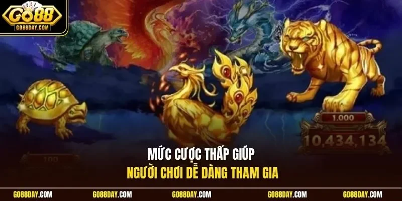 Mức cược thấp giúp người chơi dễ dàng tham gia