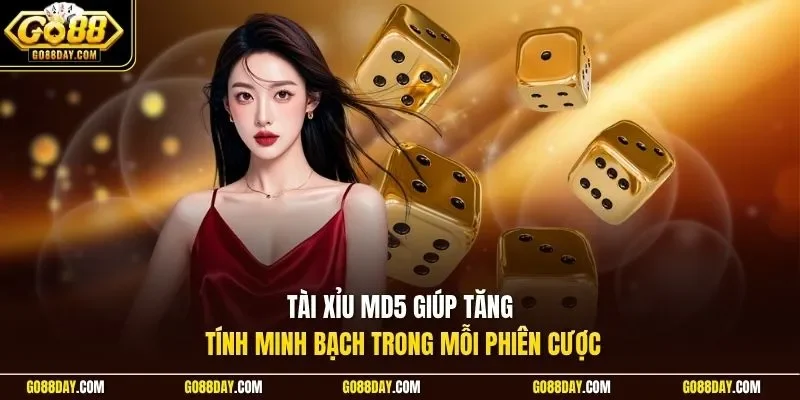 Tài xỉu MD5 giúp tăng tính minh bạch trong mỗi phiên cược